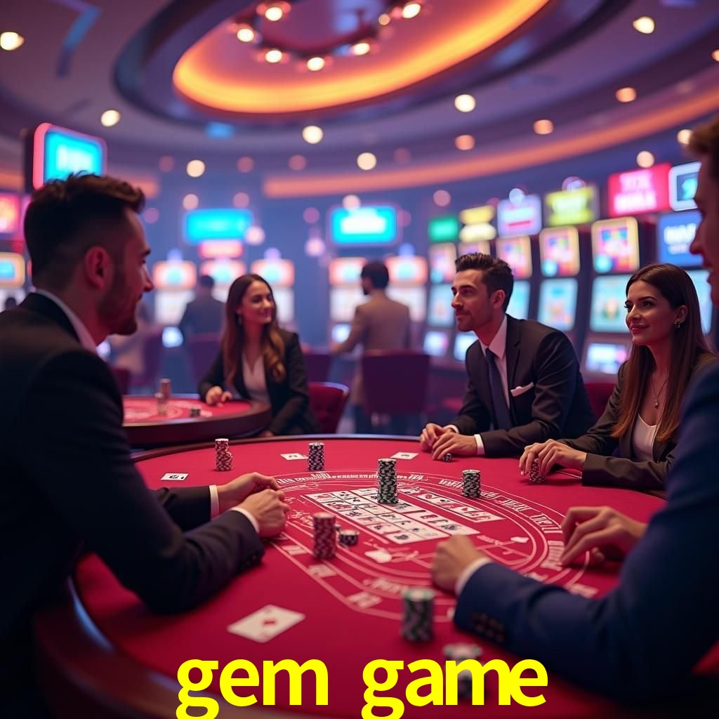 Interface do App gem game